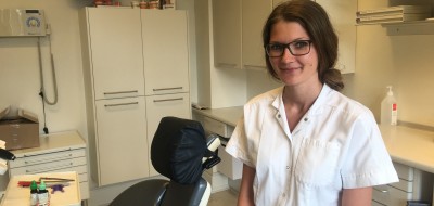Teamet omkring tandlæge Louise Mikkelsen