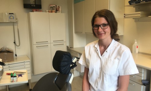 Teamet omkring tandlæge Louise Mikkelsen