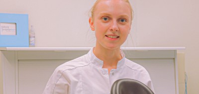 Teamet omkring tandlæge Mathilde Thybring